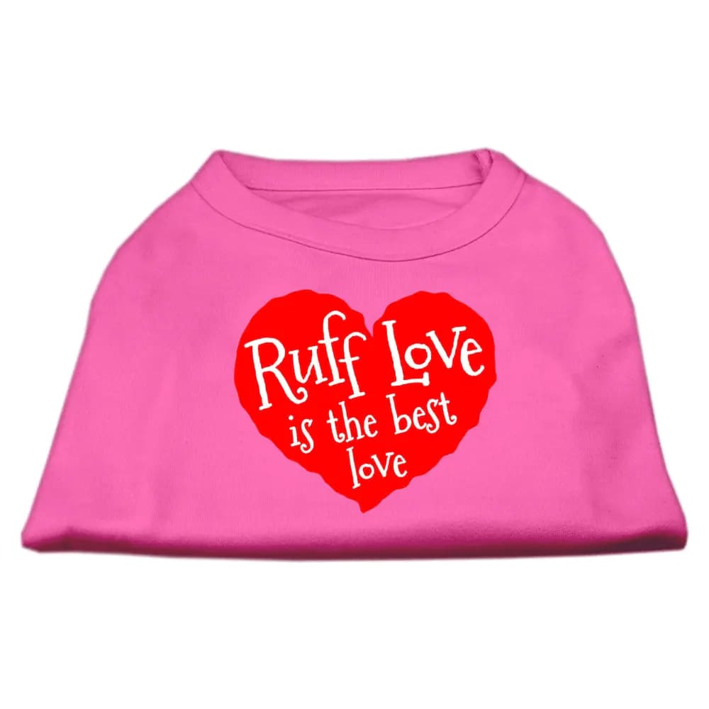 Ruff Love Screen Print Dog Shirt - Screen Print Shirts