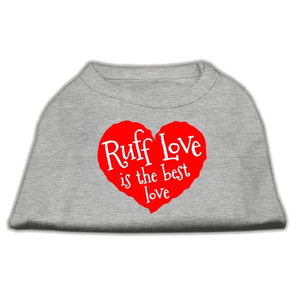 Ruff Love Screen Print Dog Shirt - Screen Print Shirts