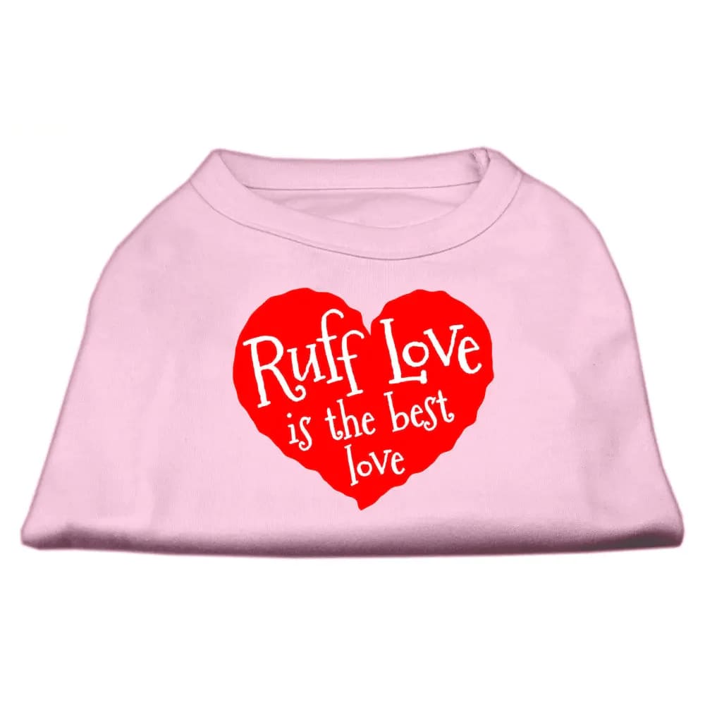 Ruff Love Screen Print Dog Shirt - Screen Print Shirts