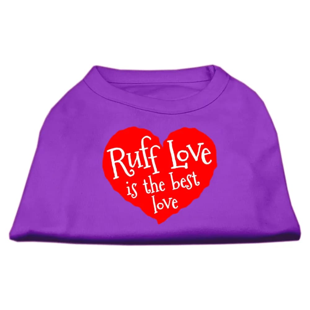 Ruff Love Screen Print Dog Shirt - Screen Print Shirts