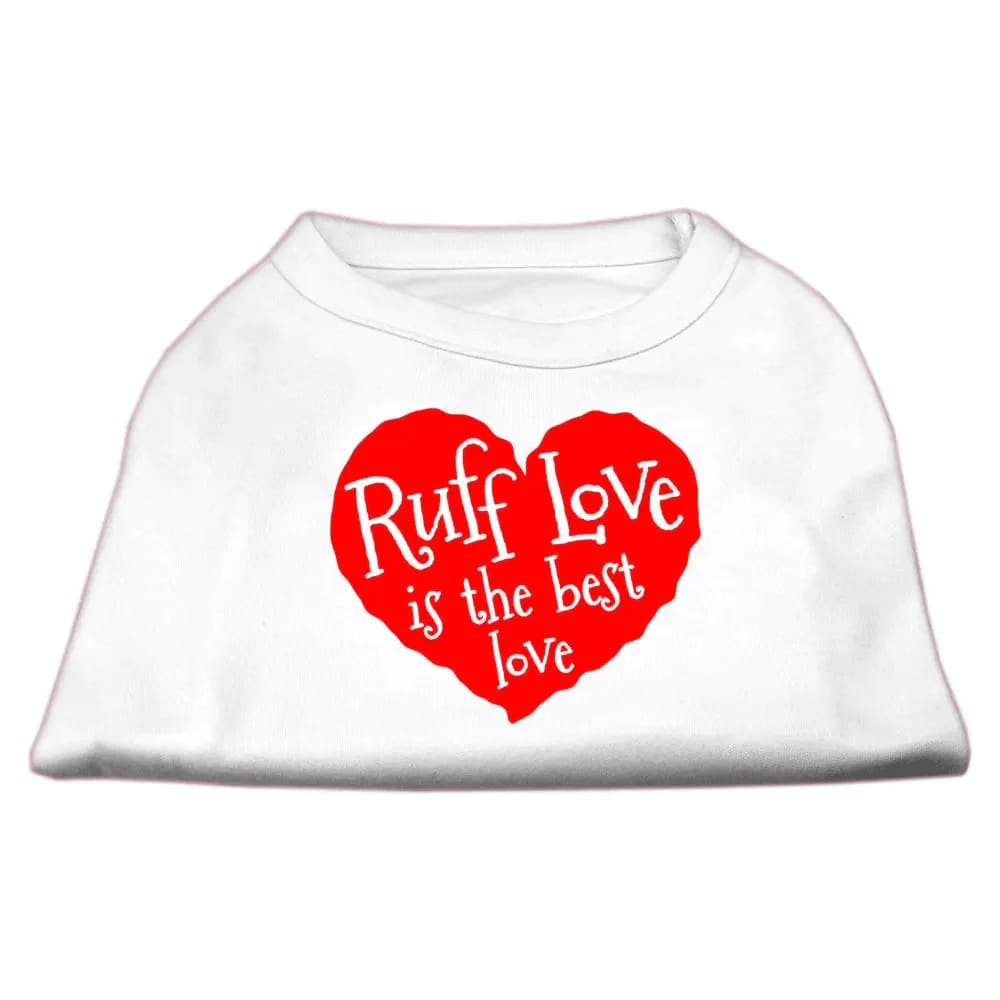 Ruff Love Screen Print Dog Shirt - Screen Print Shirts