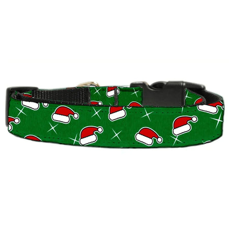 Santa Hat Nylon and Ribbon Dog Collars and Leashes