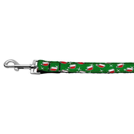 Santa Hat Nylon and Ribbon Dog Collars and Leashes