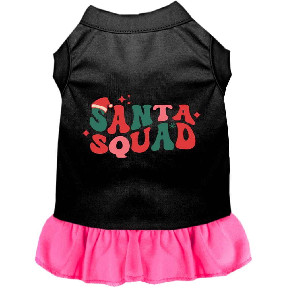 Santa Squad Pet Dress - Screen Print Dog Dresses