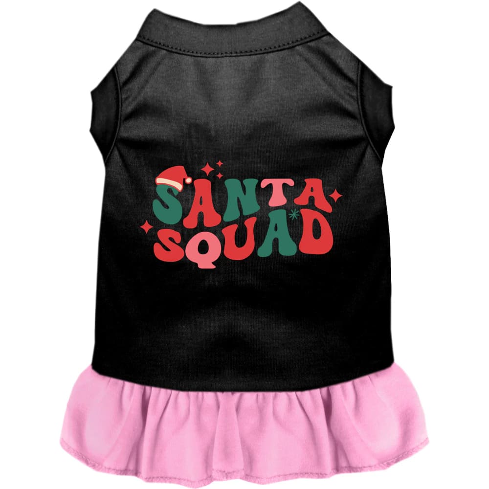 Santa Squad Pet Dress - Screen Print Dog Dresses