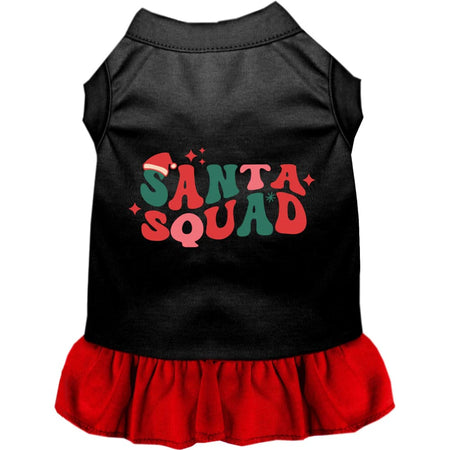 Santa Squad Pet Dress - Screen Print Dog Dresses