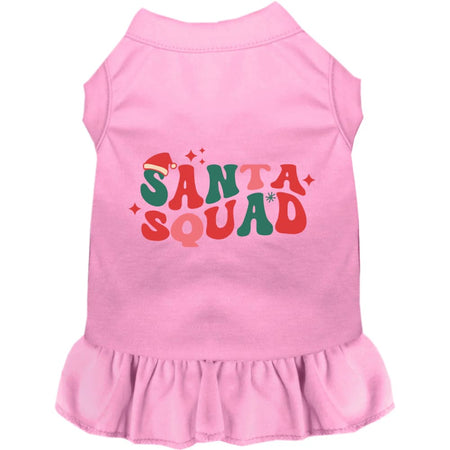 Santa Squad Pet Dress - Screen Print Dog Dresses