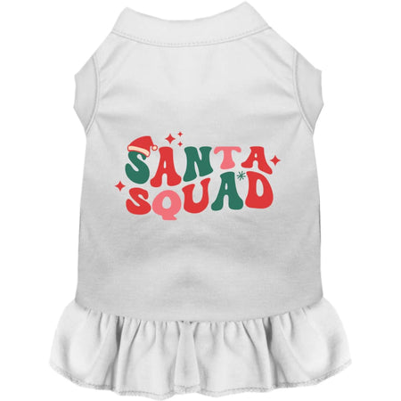 Santa Squad Pet Dress - Screen Print Dog Dresses