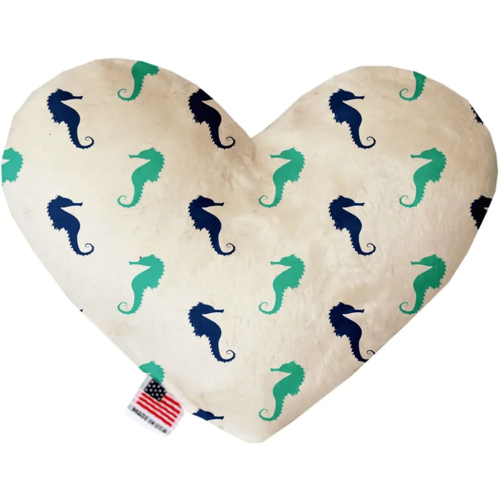 Seahorses Heart Dog Toy - Heart Dog Toys