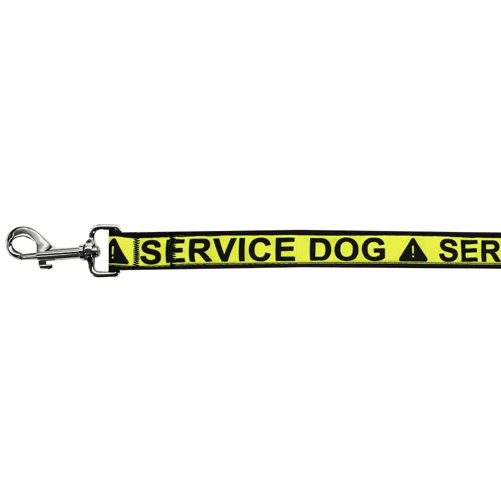 Service Dog Caution Tape Nylon Collars and Leashes