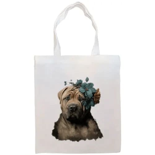 Shar-Pei Canvas Tote Bag - Tote Bag