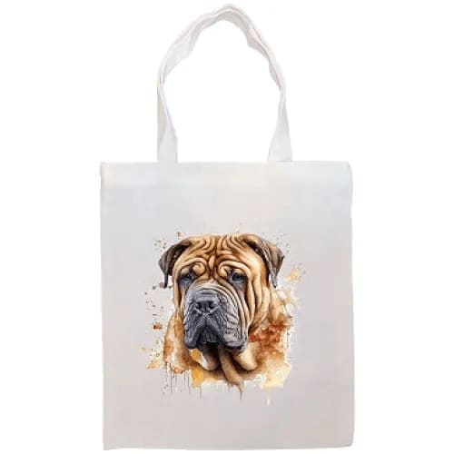 Shar-Pei Canvas Tote Bag - Tote Bag