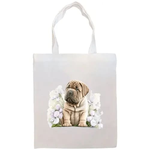 Shar-Pei Canvas Tote Bag - Tote Bag