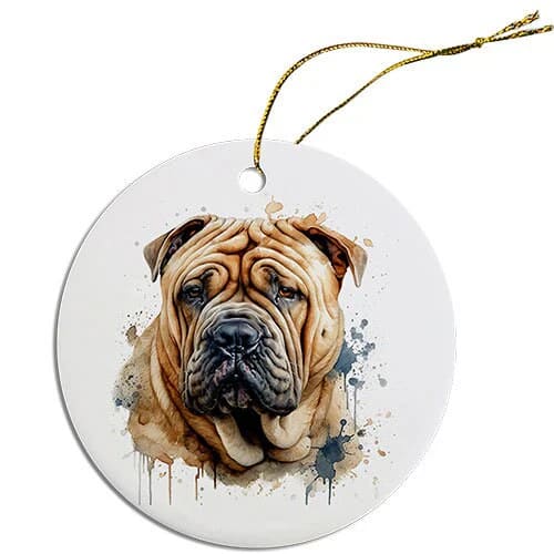 Shar-Pei Christmas Ornaments - Ornaments