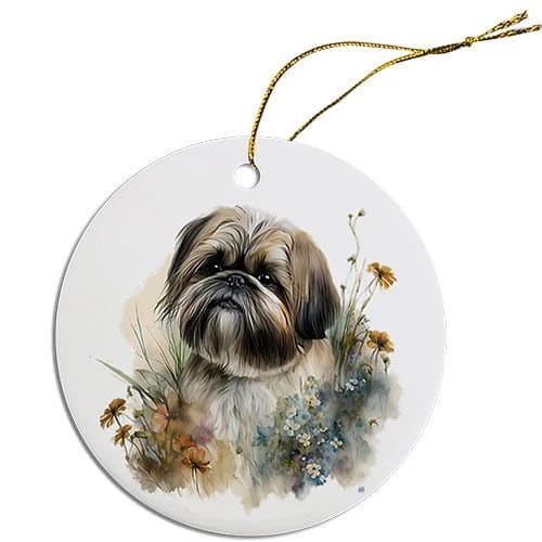 Shih Tzu Christmas Ornaments - Ornaments