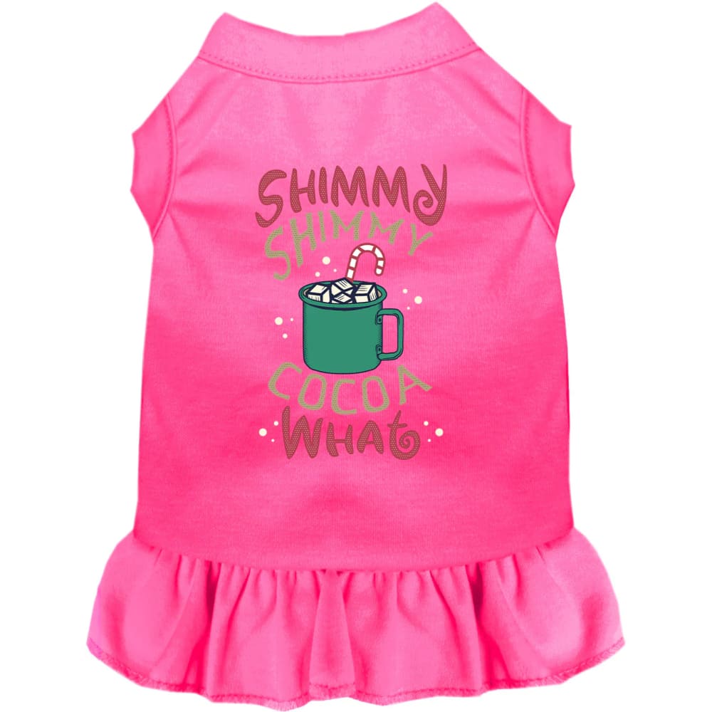 Shimmy Shimmy Cocoa What Pet Dress - Screen Print Dog