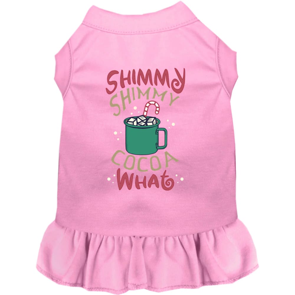 Shimmy Shimmy Cocoa What Pet Dress - Screen Print Dog