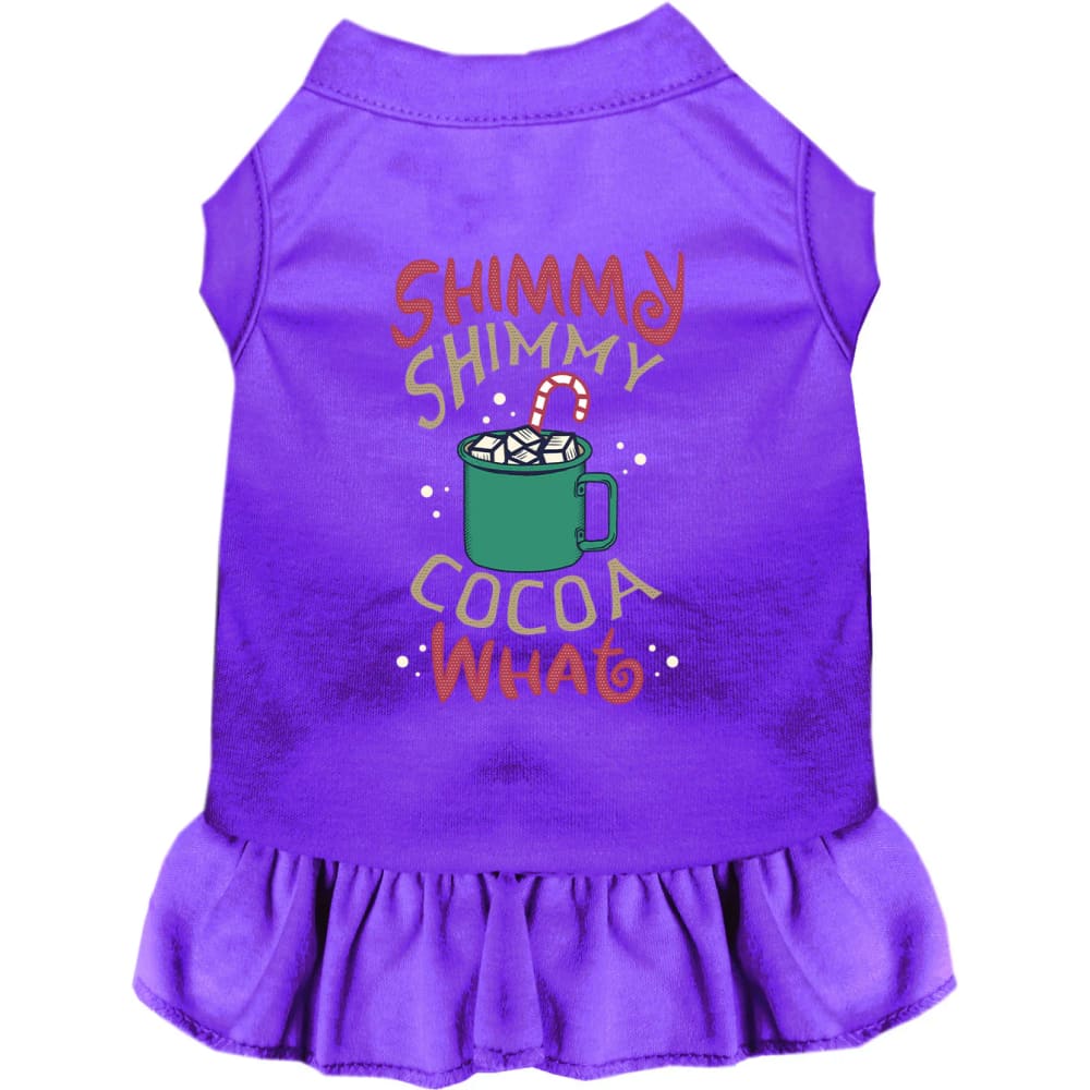 Shimmy Shimmy Cocoa What Pet Dress - Screen Print Dog