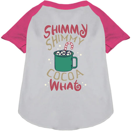 Shimmy Shimmy Cocoa What Pet Raglan Shirt - Screen Print