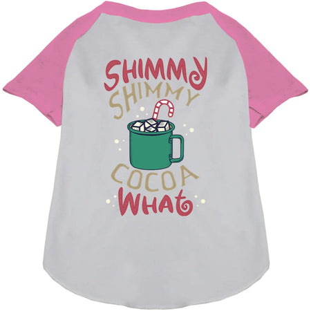 Shimmy Shimmy Cocoa What Pet Raglan Shirt - Screen Print