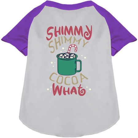 Shimmy Shimmy Cocoa What Pet Raglan Shirt - Screen Print