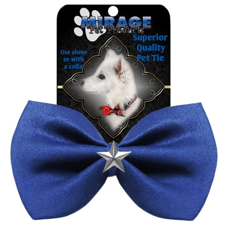 Silver Star Widget Pet Bowties - Bow Tie