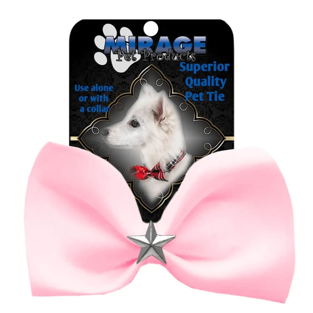 Silver Star Widget Pet Bowties - Bow Tie