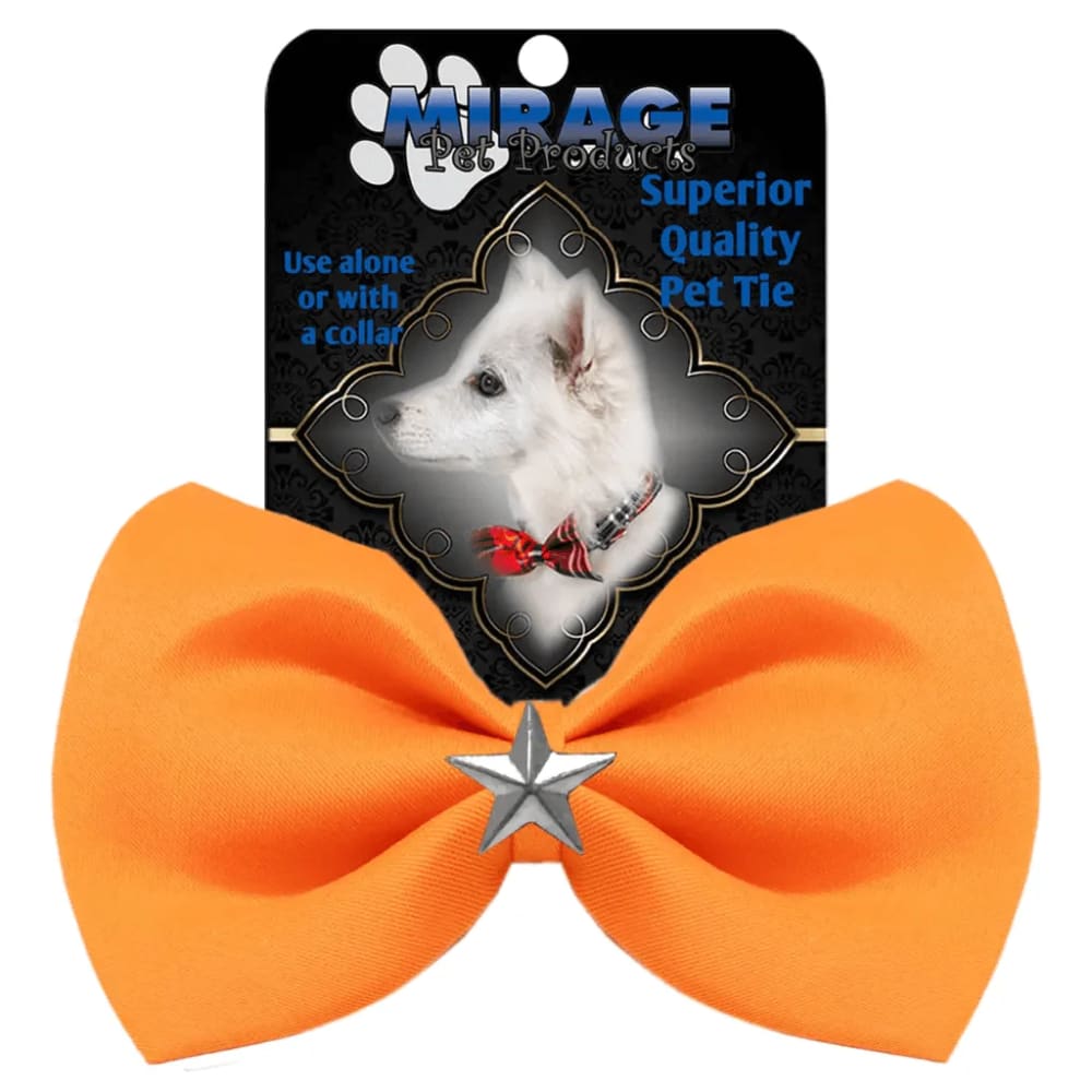 Silver Star Widget Pet Bowties - Bow Tie