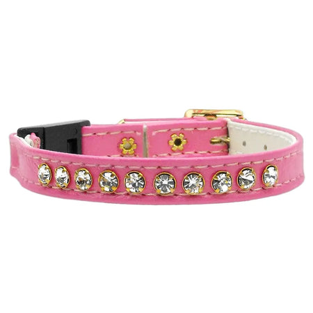 Single Row Rhinestone Breakaway Cat Safety Collar - Cat