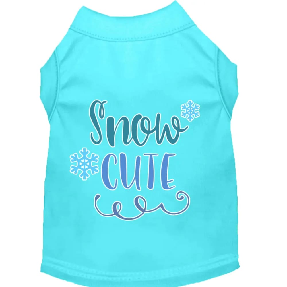 Snow Cute Screen Print Pet Shirt - Screen Print Shirts