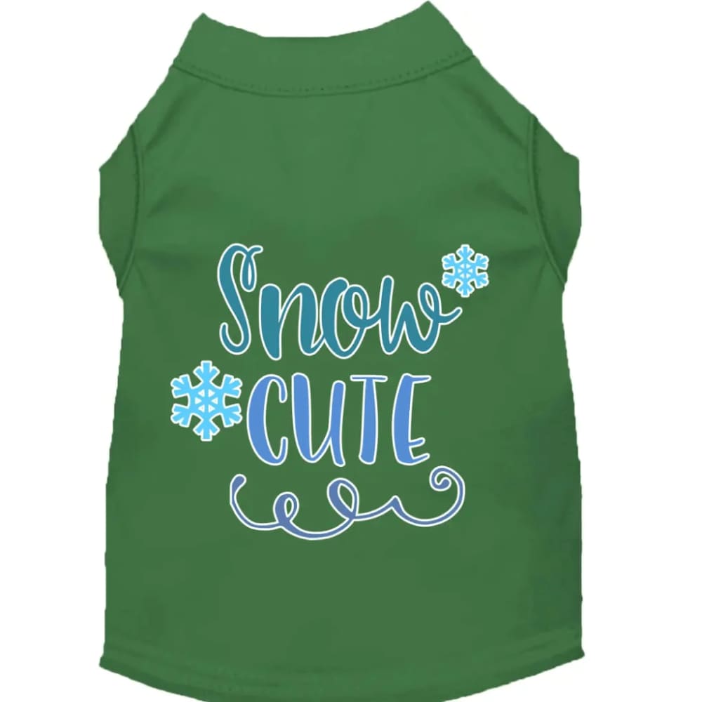 Snow Cute Screen Print Pet Shirt - Screen Print Shirts