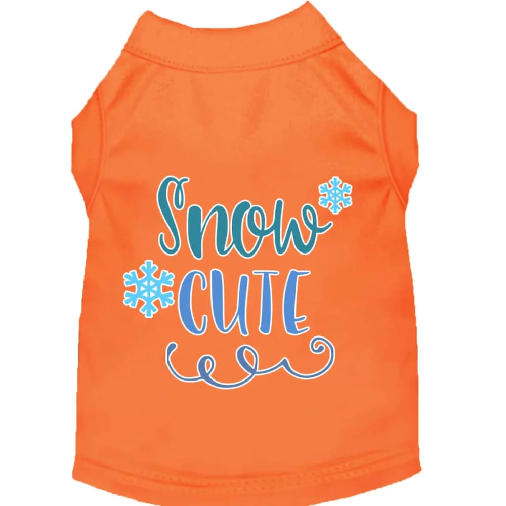 Snow Cute Screen Print Pet Shirt - Screen Print Shirts