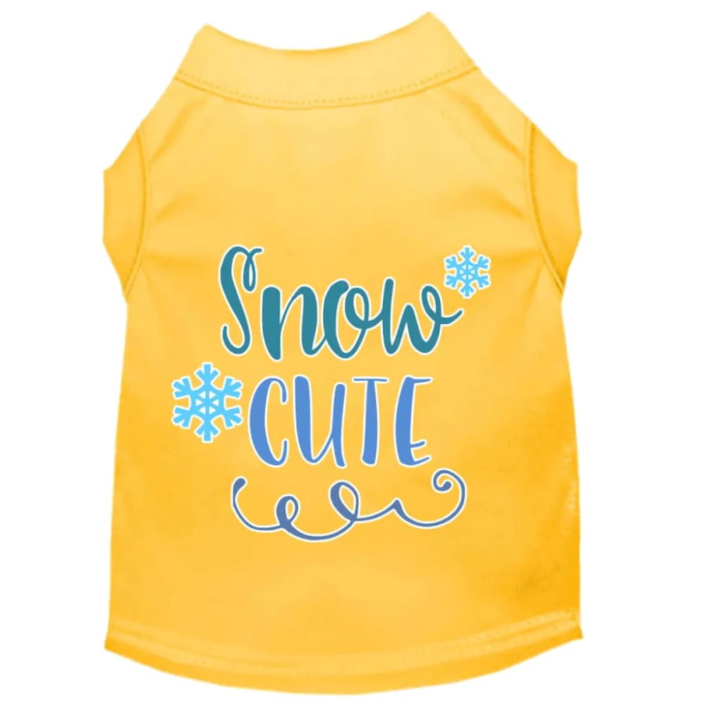 Snow Cute Screen Print Pet Shirt - Screen Print Shirts