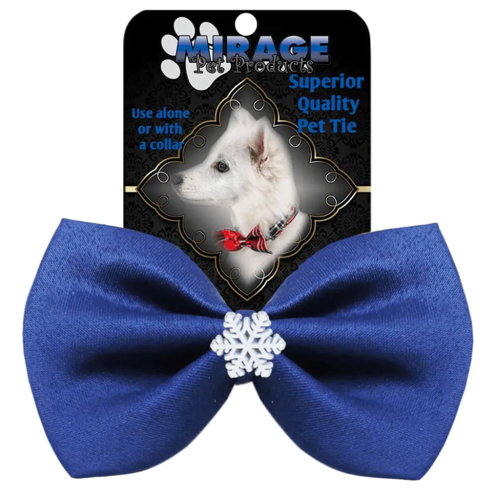 Snowflake Widget Pet Bowties - Bow Tie