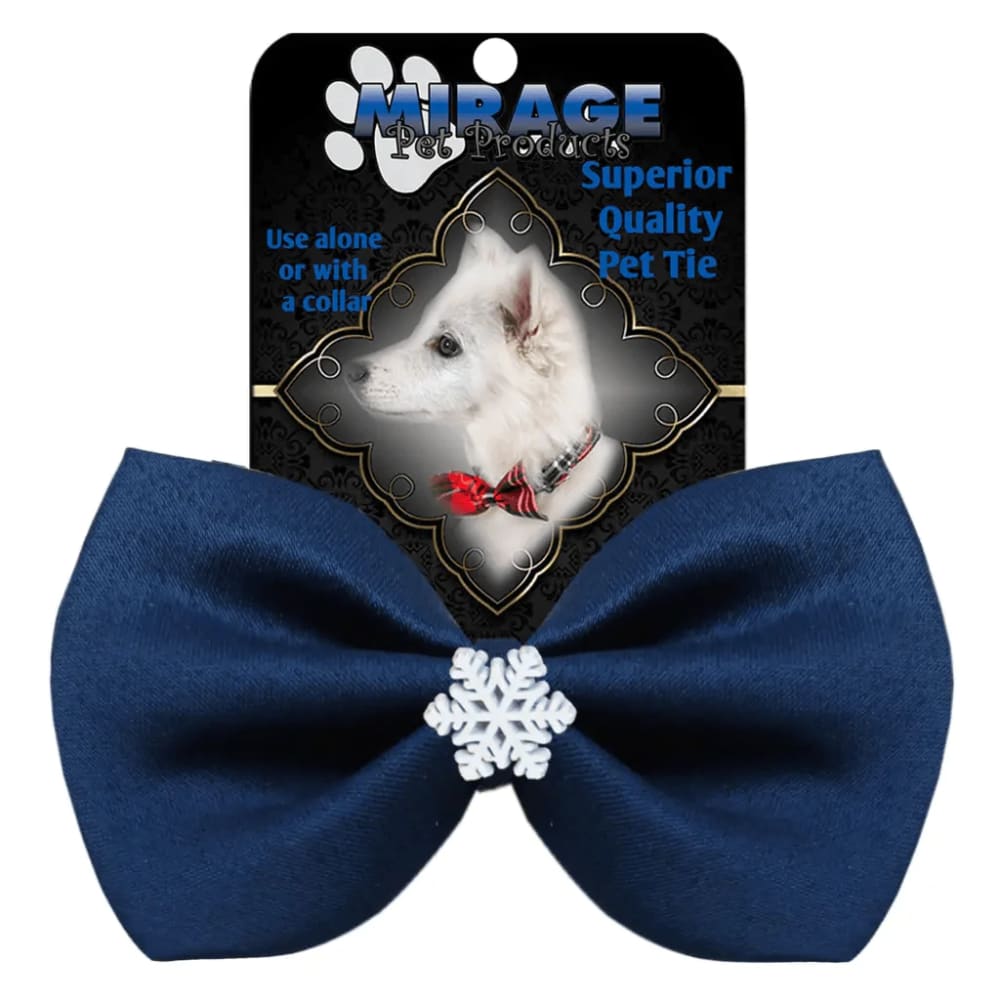 Snowflake Widget Pet Bowties - Bow Tie