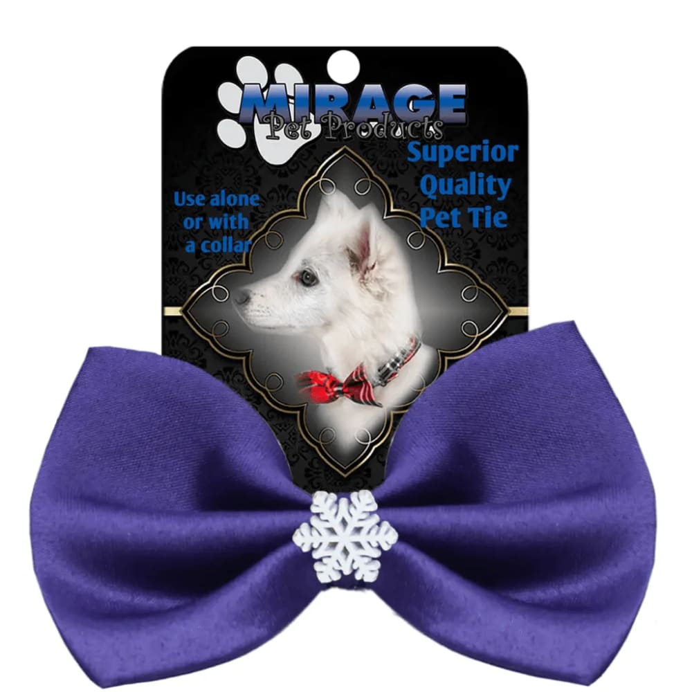 Snowflake Widget Pet Bowties - Bow Tie