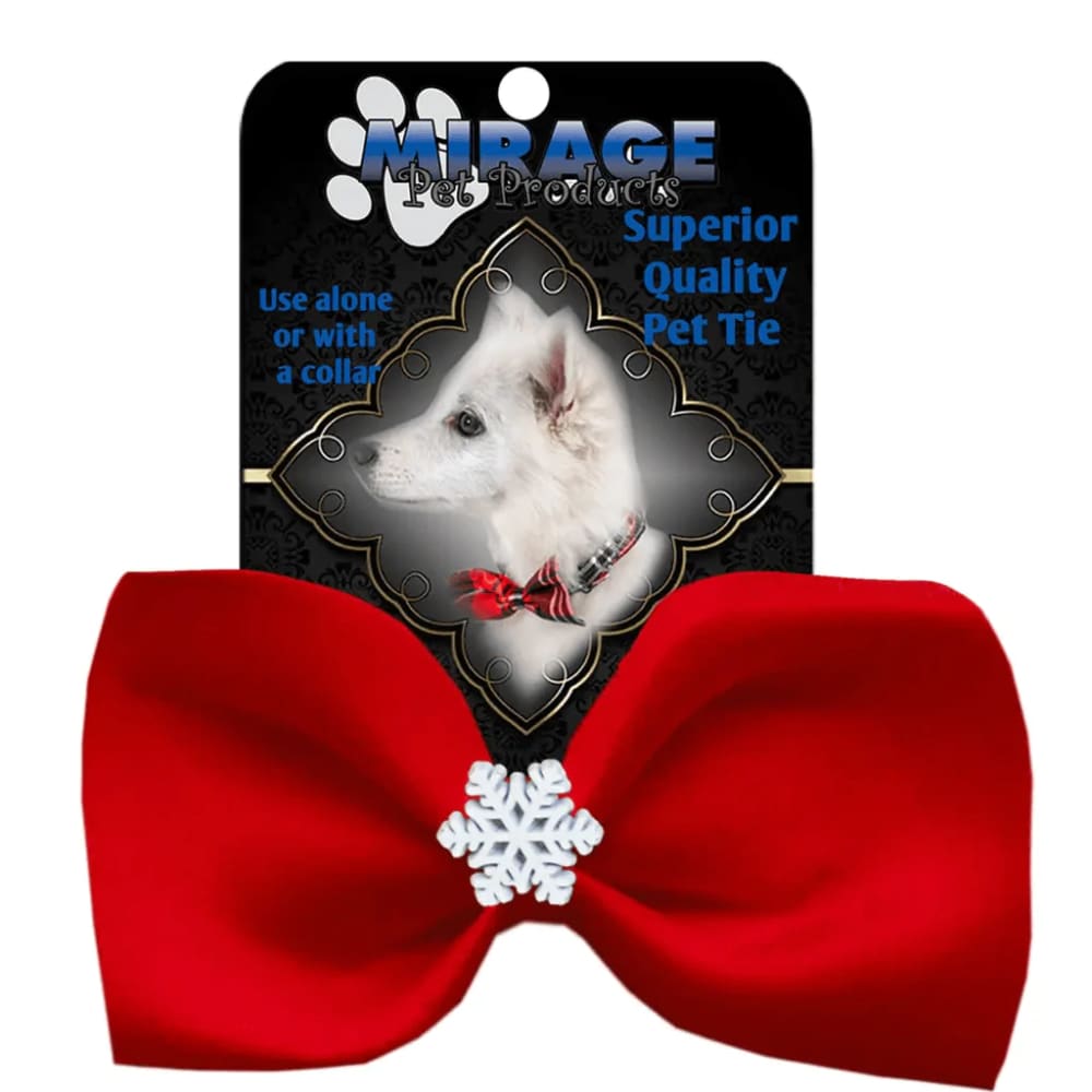 Snowflake Widget Pet Bowties - Bow Tie