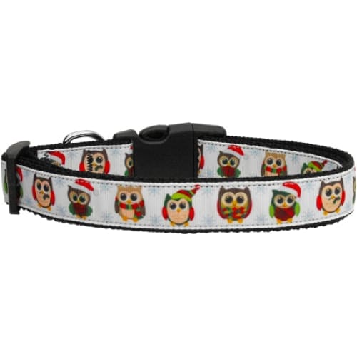 Snowy Owls Dog Collars & Leashes - Christmas Collars