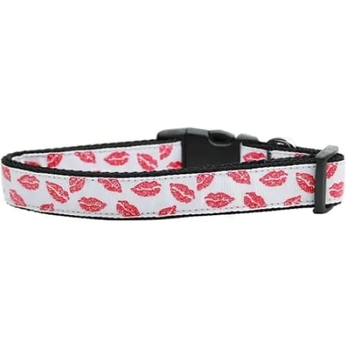 Sparkling Smooches Nylon Dog Collar & Leash - Dog Collars