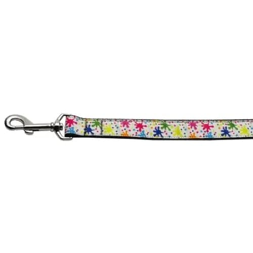 Splatter Paint Nylon Dog Collar & Leash - Dog Collars