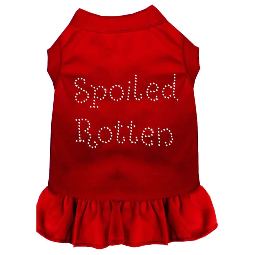 Spoiled Rotten Rhinestone Pet Dress - Rhinestone Dresses