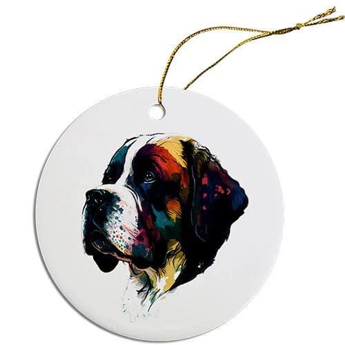 St. Bernard Christmas Ornaments - Ornaments