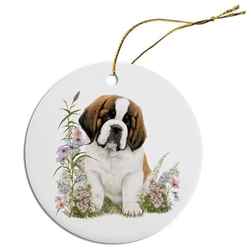 St. Bernard Christmas Ornaments - Ornaments