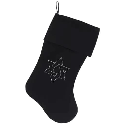 Star of David Rhinestone Velvet Hanukkah Pet Stocking