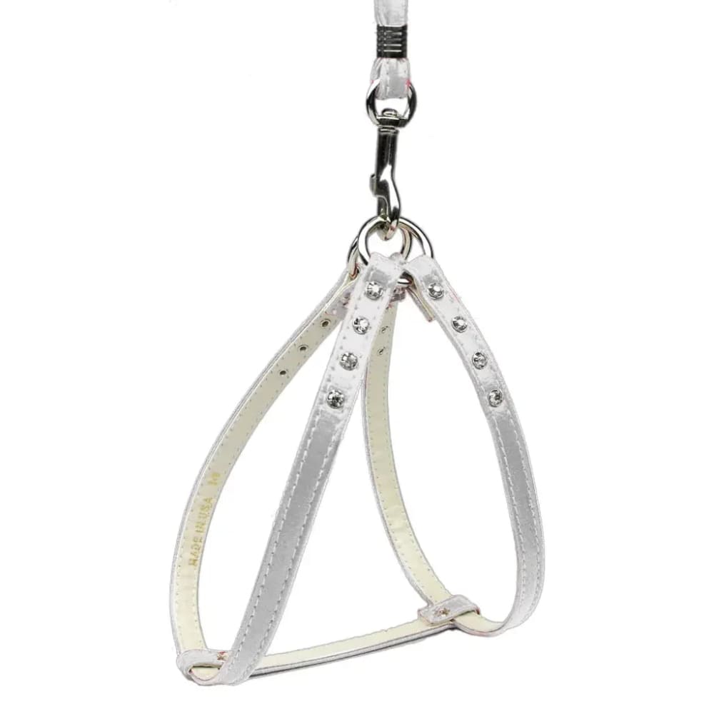 Step-in Dog Harness w/ Matching Stones & Optional Leash