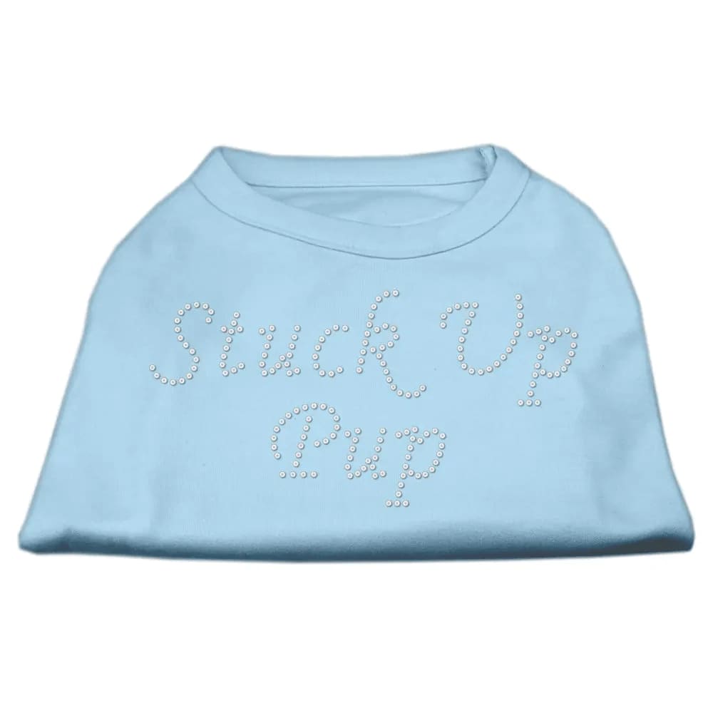 Stuck Up Pup Rhinestone Pet Shirt - Pet Shirt