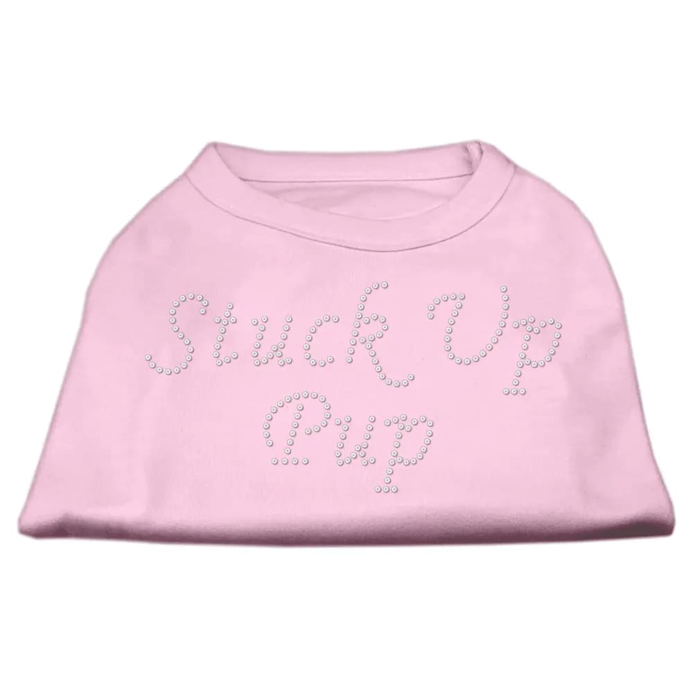 Stuck Up Pup Rhinestone Pet Shirt - Pet Shirt