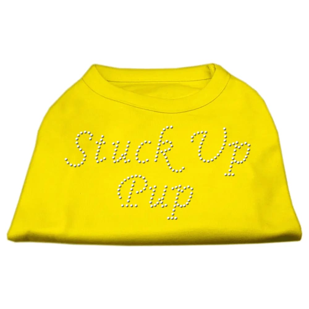 Stuck Up Pup Rhinestone Pet Shirt - Pet Shirt