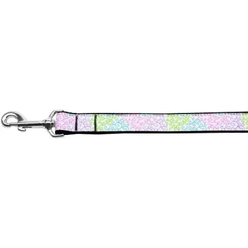 Summer Swirls Nylon Dog Collar & Leash - Dog Collars - Nylon