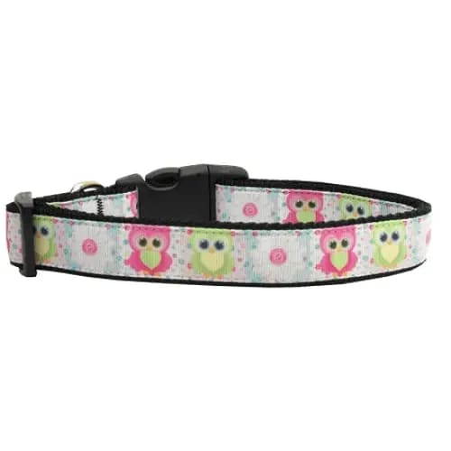 Sweet As Sugar Owls Nylon Cat Collar - Cat Collars - Classic